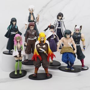 Figurine de dessin animé Demon Slayer Kimetsu No Yaiba Kanroji Mitsuri Uzui Tengen Tokitou Muichirou, jouets en PVC, 2022