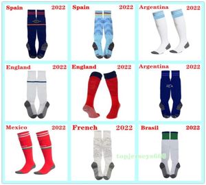 2022 Argentinië Engeland Brazilië Spanje voetbalsokken Mexico Brasil voetbalsokken 2023 Volwassen kinderen Sports Socks255D7013786