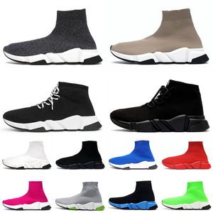 balenciaga Sock balencaigas shoes designer shoes balenciagai shoes balenciga Plate - forme smens femmes sneakers Noir blanc Graffiti Running mocassins randonnée 【code ：L】