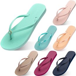 Femmes Pantoufles Mode Tongs Beach Hôtel Intérieur Pantoufle Triple Noir Rose Blanc Citron Vert Gris Bleu Femmes Chaussures Vingt Deux