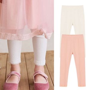 2022 Autumn Koreaanse kinderkleding Draad Elastische kanten rand Cute Girls 'Underpants