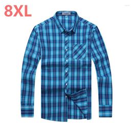 2022 Autumn Spring Mens Plaid Casual Shirts lange mouw katoenen overhemd shirt mannen retro stijl camiseta masculina heren's