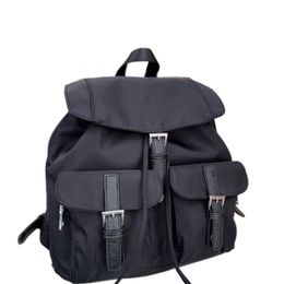 2022 mochila unisex luxo saco de escola designer masculino preto mochilas moda média com bolsos femininos viagem bag247u