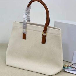 2022 Tas 21SSS Canvas Tote Dames Handtas Luxurys Designers Tassen 2021 Lederen Schoudertas Klassieke Fashion Casual Shopping