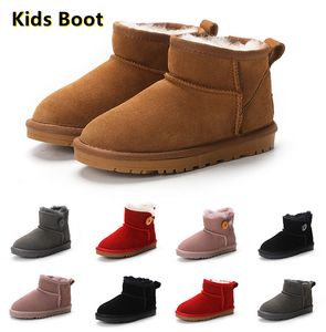 Marque enfants bottes enfants filles Mini botte de neige hiver chaud enfant en bas âge garçons enfants enfants en peluche chaussures chaudes taille EU22-35