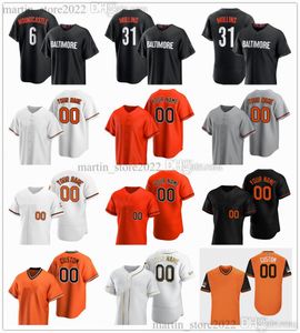 Negro 2023 City Connect Camisetas de baloncesto Cedric 31 Mullins Adley 35 Rutschman Ryan 6 Mountcastle Ramon 29 Urias Cinel 58 Perez Austin 21 Hays Cal 8 Ripken Jr. Edition