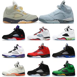 2022 zapatos de baloncesto 5 5s entrenadores para hombre Jade Horizon Bluebird Quai 54 Shattered Backboard Racer Blue Raging Bull Oregon Alternate Bel zapatillas deportivas al aire libre