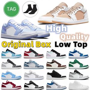 Jumpman Basketbalschoenen Sneakers Heren Dames Lage hardloopschoenen Wit Fragment Shadow Designer Universiteit Blauw Zwart Bred Toe Licht Rokerig Grijs Sneakers