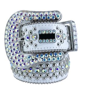 2022 BB Simon Strass Ceinture avec strass bling pour hommes Femmes Ceintures de créateurs comme cadeau d'anniversaire de Noël 206w