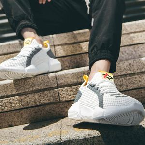 2022 Noir vert blanc et jaune peau S51 Chaussures Femmes Hommes Sports Couteau En Maille Bord Avant Baskets Plates Zapatillas Sude Scarpe avec étui