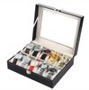 2022 Boîtes BINS 10 compartiments Collection de montres en cuir de haute qualité Boîte de rangement BLA