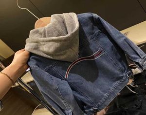 2022 jongens meisjes ontwerpers Parijs denim jassen kinderen kinderen casual winterjassen chaqueta mode studenten jeugd BB Jean cowboys Ja2104496