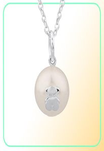 2022 Gloednieuwe 100 925 Sterling Silver Mooie Bear Simple Fashion Charm Pendant Diy Lady Necklace Party Female Zirkon Originele GI4752092