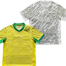 24-25 Brazilië Brasil Aangepaste Thaise kwaliteit voetbalshirts shirt Custom PELE VINI JR L.Paqueta NERES G.JESUS DANI ALVES CASEMIRO Alisson 18 ANTONY