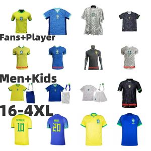 2024 Brésil VINI JR.Maillots de football Brasils CASEMIRO 24 25 National G.JESUS P.COUTINHO Team hommes enfants L.PAQUETA T.SILVA PELE MARCELO Chemises de football RICHARLISON uniforme