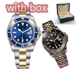 2023 Business Men's Watch Automatic Mechanical Ceramic Case 40mm roestvrijstalen schuifknop Sapphire Luminous Classic Watch