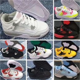 2022 Calssic Rainbow Zapatos para niños para niños Niñas Bebés Niños Blanco Azul Gris Zapatillas de deporte casuales Tamaño 22-35 8san