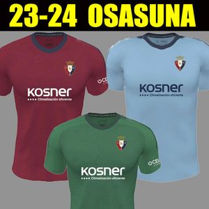 23 24 maillot de football OSASUNA domicile DAVID GARCiA CHIMY AVILA CAMISETA EQUIPACIoN ADULTO 2023 2024 TORRES MONCAYOLA MANU SANCHEZ domicile 3ème maillot de football hommes