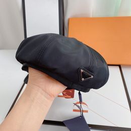2022 Cap Designer Octagonal Hat Gentleman Top heren en dames zon Hoge kwaliteit Zomer Casual Dating Black
