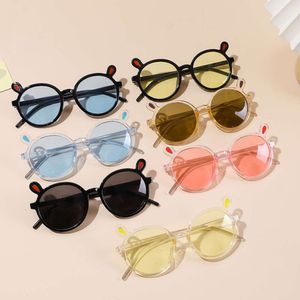 Gafas de sol con dibujos animados para niños y niñas, lentes de sol personalizadas con Orejas de conejo, protección solar personalizada, rayos UV, 2022
