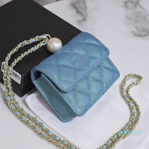 2022 Caviar Pink Designer Luxury Handbag Wallet Firewood Cross Bag Bolso de mujer Bolso de cadena Bolso de hombro Equipaje Ghome Alta Calidad