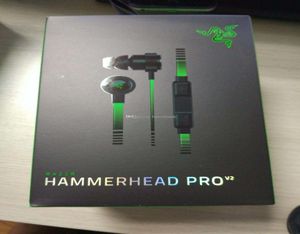 2022 ￉couteurs de t￩l￩phones portables Razer Hammerhead Pro V2 ￉couteur de casque avec microphone avec bo￮te de vente au d￩tail dans les casques de jeu d'oreille2438948
