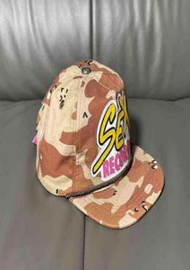 2022 CH Sex Record Basketball Camouflage Camouflage Broidered Hat Fashion Ball Caps Men and Women High Street Suncreen Hats Outdoor H8232033