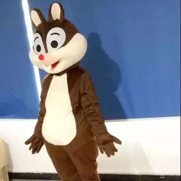 Costume de mascotte Chipmunk pour adultes, robe fantaisie de dessin animé, Halloween, fête de noël, jeu de rôle, spectacle d'activité dans un centre commercial, 2022