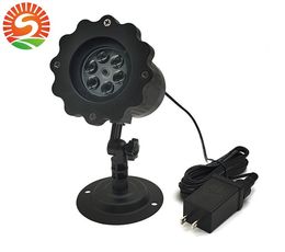 2022 Projecteur de No￫l Light Snowfall LED Flood Flood Decoration Projecteur Projecteur Outdoor IP65 Remote Control Night Lights Spotligh