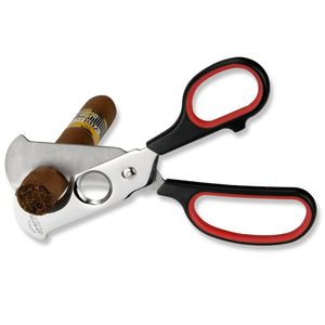 2022 ciseaux à cigares en acier inoxydable couteau à cigares en métal à l'ancienne ciseaux à double tranchant poignée cigare poinçon