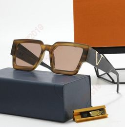 2022 Lunettes de soleil carrés de chocs.