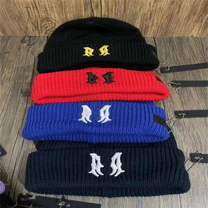 2022 Classic Designer Winter Beanie Hommes et femmes Design de mode Bonnets tricotés Automne Laine Chapeau Lettre Jacquard Unisexe Crâne Chaud Ca210J