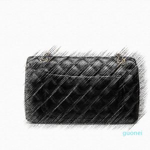 2022 Designers de rabat classique Brand Sac Caviar Grain Cow Hide Cuir Fashion Hands sac à main portefeuille Golden Golden Chain Sacs Cross B56252