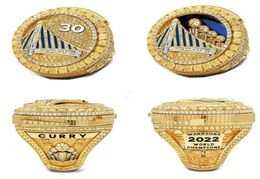Bague Curry Basketball Warriors m avec boîte d'affichage en bois, Souvenir pour hommes, cadeau pour fans, bijoux 3904061, 2022