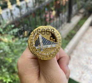 Bague de championnat de l'équipe des guerriers de basket-ball Curry, avec boîte d'exposition en bois, Souvenir pour hommes, bijoux cadeaux pour fans, Q1V7, 2022