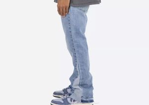 2022 Custom Men039 Vêtements Fashion Vintage Flare Pantalones de Hombre Jeans Men Jeans Pantalon en bleu2935806