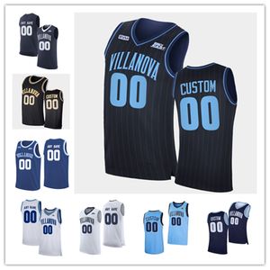 Maillot de basket-ball cousu personnalisé Villanova Wildcats 2022 41 Saddiq Bey 13 Trey Patterson 4 Eric Paschall 21 Dhamir Cosby-Roundtree 22 Nnanna Njoku 15 Jor dan Longino