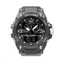 2022 CWP waterdichte horloges mannelijke sportklok smael merk rode kleur led elektronica chronograph Auto date polshorloge outdoor sport cadeau p8