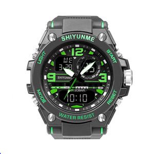 2022 CWP waterdichte horloges mannelijke sportklok smael merk rode kleur led elektronica chronograph Auto date polshorloge outdoor sport cadeau p7