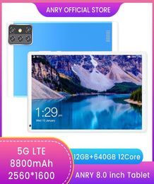 Offres 2022 Version mondiale 12GB 640GB Pad Air 5G 8800mAh WPS ordinateur de bureau 4G LTE ordinateur portable Google Play tablette Android double SIM3579300