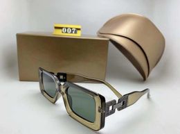 2022 Conception de lunettes de soleil pour 007 femmes populaires populaires verres de soleil de la mode