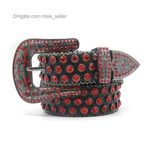 2022 Designer Ceinture Bb Simon Ceinture cloutée fleur boucle personnalité hip-hop punk réseau vent rouge pantalon de mode en plein air miss vendeur