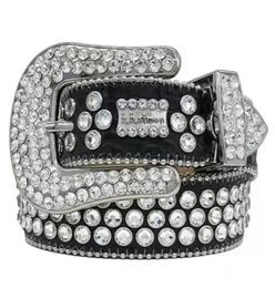 2022 Designer Belt Cintura Uomo Simon voor mannen Women Glanzende diamantgordelset met lichtgevende steentjes Valentijnsdag Gift7612547