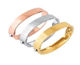 2022 Bracelet designer pour hommes femme Lady Stainles Steel Luxury Charming Bracelets Design Bangles 3 Color Popular Unisexe Party GI7527846