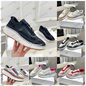 Luxe designer dames ademende schok absorberen sneakers multicolor canvas hardloopschoenen mode casual schoenen maat 35-42 met doos