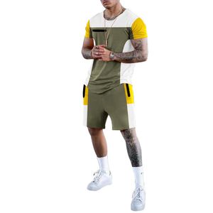 2022 Designer Mode Mannen Trainingspak Sets Zomer Shorts en T-shirt Set Kleding Outfits Joggingpakken Voor Sportkleding Herenkleding printbaar logo