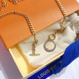 2022 Designer Gold Necklace Classics Nooit van stijl kettingen Fashion Letter Design for Man Woman 3 Styles