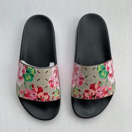 2022 Designer Heren Dames Sandalen In elkaar grijpende G Designer Slippers met Doos Stofzak Schoenen Tijger Slangenprint Glijbaan Zomer Brede Platte Slipper Kies een maat groter