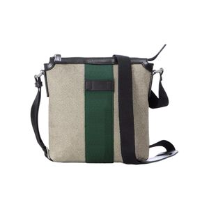 2022 Designer Dames Sacs À Bandoulière Sac À Main De Luxe Hommes Messenger Porte-Documents Travail Sacs À Dos Célèbre Marque Cross Body Sac Rouge Vert Textile Stripe Lettre Imprimer Conception