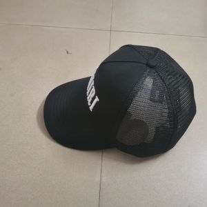 2022 Designer LEXURIE LETTRE BRODERIE Bend Wave Caps Hip Hop Visière Mesh Mâle Femelle Cross Punk Baseball Chapeaux